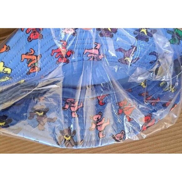 New Dancing Bears Grateful Dead Bucket Hat Adult Sun Summer Outdoor One Size NIP - Picture 3 of 3